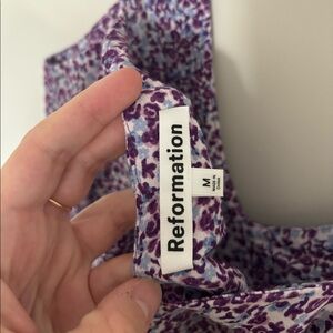 Purple reformation sundress Marlowe Dress